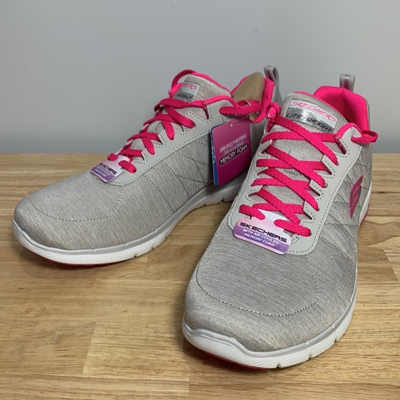 Skechers Flex Appeal 3.0 with Air Cooled Memory Foam 13067/LGHP size 11 womens - Picture 5 of 6